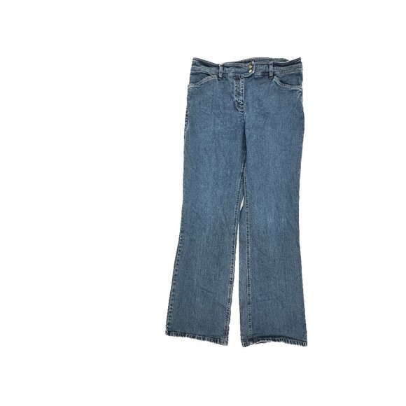 Jones New York Bootcut Women's size 10 Dark Wash Blue Denim jeans - Picture 1 of 4